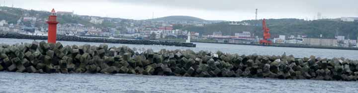 船は2時間弱掛って稚内港に到着した